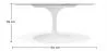 Dining Table Round - 110cm - Marble - Tulip image 7