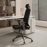 Buy Ergonomic Office Chair with Wheels and Armrests - Pebbles Black 61279 in the Europe