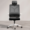 Buy Ergonomic Office Chair with Wheels and Armrests - Ergal Black 61280 - in the EU