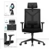 Ergonomic Office Chair with Wheels and Armrests - Ergal image 7