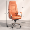Buy Ergonomic Office Chair with Wheels and Armrests - Manga Brown 61282 with a guarantee