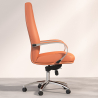 Buy Ergonomic Office Chair with Wheels and Armrests - Manga Brown 61282 Home delivery
