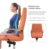 Buy Ergonomic Office Chair with Wheels and Armrests - Manga Brown 61282 Home delivery