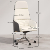 Buy Ergonomic Office Chair with Wheels and Armrests - Series Beige 61283 in the Europe