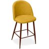 Fabric Upholstered Stool - Scandinavian Design - 66cm- Evelyne image 7