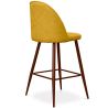 Fabric Upholstered Stool - Scandinavian Design - 66cm- Evelyne image 7