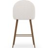 Stool Upholstered in Bouclé Fabric - Scandinavian Design - 66cm - Evelyne image 7