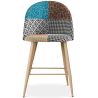 Patchwork Upholstered Stool - Scandinavian Style -  66cm - Evelyne  image 7