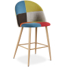 Buy Patchwork Upholstered Stool - Scandinavian Style - 63cm - Evelyne Multicolour 61293 - prices