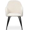 Upholstered Dining Chair in Velvet - Avrea image 7