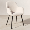 Buy Upholstered Dining Chair in Velvet - Avrea Beige 61297 - in the EU