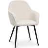 Buy Upholstered Dining Chair in Velvet - Avrea Beige 61297 at Privatefloor