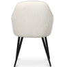 Buy Upholstered Dining Chair in Velvet - Avrea Beige 61297 Home delivery