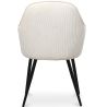 Buy Upholstered Dining Chair in Velvet - Avrea Beige 61297 Home delivery