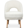 Buy Upholstered Dining Chair in Bouclé - Devy White 61298 - prices