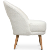 Buy Upholstered Dining Chair in Bouclé - Devy White 61298 in the Europe