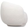 Upholstered Armchair in Bouclé Fabric - Curved Design - Drisela image 7
