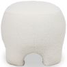 Upholstered Ottoman - Pouf in Bouclé Fabric - Magnolia image 7