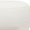 Upholstered Ottoman - Pouf in Bouclé Fabric - Magnolia image 7