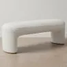 Upholstered Bench in Bouclé Fabric - Vieire image 7