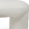Buy Upholstered Bench in Bouclé Fabric - Vieire White 61307 in the Europe