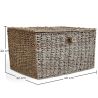 Natural Fiber Basket with Lid - 40x30CM - Baulera image 7