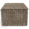 Buy Natural Fiber Basket with Lid - 40x30CM - Baulera Brown 61313 with a guarantee