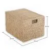 Natural Fiber Basket with Lid - 40x30CM - Maracay image 7