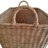 Buy  Rattan Basket with Handles - 45x35CM - Luisa Natural 61315 Home delivery