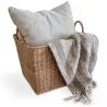  Rattan Basket with Handles - 45x35CM - Luisa image 7