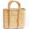 Buy Natural Fiber Basket with Handles - 25x12CM - Haret Natural 61316 - in the EU