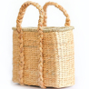 Buy Natural Fiber Basket with Handles - 25x12CM - Haret Natural 61316 - prices