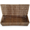 Buy Rattan Basket with Lid - 26x10CM - Lung Natural 61317 - prices