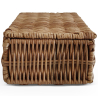 Buy Rattan Basket with Lid - 26x10CM - Lung Natural 61317 with a guarantee