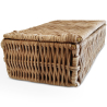 Buy Rattan Basket with Lid - 26x10CM - Lung Natural 61317 Home delivery