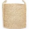 Natural Fiber Basket with Handles - 30x30CM - Taral image 7
