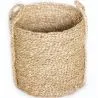 Natural Fiber Basket with Handles - 30x30CM - Taral image 7