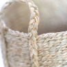 Buy Natural Fiber Basket with Handles - 30x30CM - Taral Natural 61319 in the Europe
