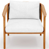 Buy Outdoor Teak Wood Armchair - Bamas Natural 61325 - in the EU