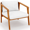 Buy Outdoor Teak Wood Armchair - Bamas Natural 61325 - prices