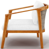 Buy Outdoor Teak Wood Armchair - Bamas Natural 61325 at Privatefloor