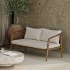 Outdoor Teak Wood Sofa - 140 CM - Bamas image 7