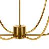 Gold Ceiling Chandelier with 6 Shades - Arena image 7