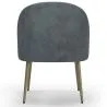 Design Armchair - Upholstered in Velvet - Golden leg - Wasda image 7