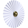 Wall Lamp Applique Flower in White and Gold Metal - 30CM image 7