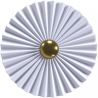 Wall Lamp Applique Flower in White and Gold Metal - 40CM image 7
