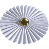 Wall Lamp Applique Flower in White and Gold Metal - 40CM image 7