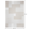 Rug Large Contemporary Modern Design - Beige (290x200 cm) - Debra image 7