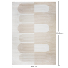 Rug Large Contemporary Modern Design - Beige (290x200 cm) - Qyar image 7