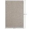Large Contemporary and Modern Design Rug - Beige (190x290 cm) - Harbor image 7